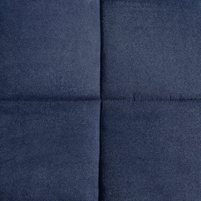 Nautica Beckett Microsuede Reversible Navy Comforter Set