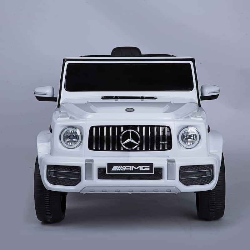 Mercedes-Benz G63 12V Kids Electric Car Ride-On with Parental Remote,Music, Safety Belt,Shockproof Wheels,Ideal Gift for Kids