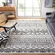 preview thumbnail 13 of 18, SAFAVIEH Tulum Marte Rustic Moroccan Boho Tribal Distressed Rug - Navy/Ivory - 6'7" Square