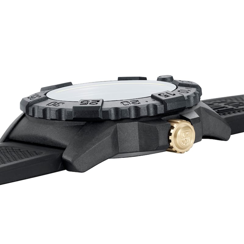 Luminox Men's Navy Seal 45mm Quartz Watch XS.3508.GOLD - Black - N/A