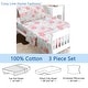 preview thumbnail 56 of 96, 3-Piece Cotton Toddler Sheet Set for Kids Boys & Girls (Animals, Fish, Sports, Floral)