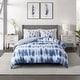 preview thumbnail 1 of 11, Tie Dye Blue Cotton Printed Comforter Set by CosmoLiving