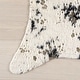 preview thumbnail 24 of 30, Nuloom Iraida Contemporary Faux Cowhide Area Rug