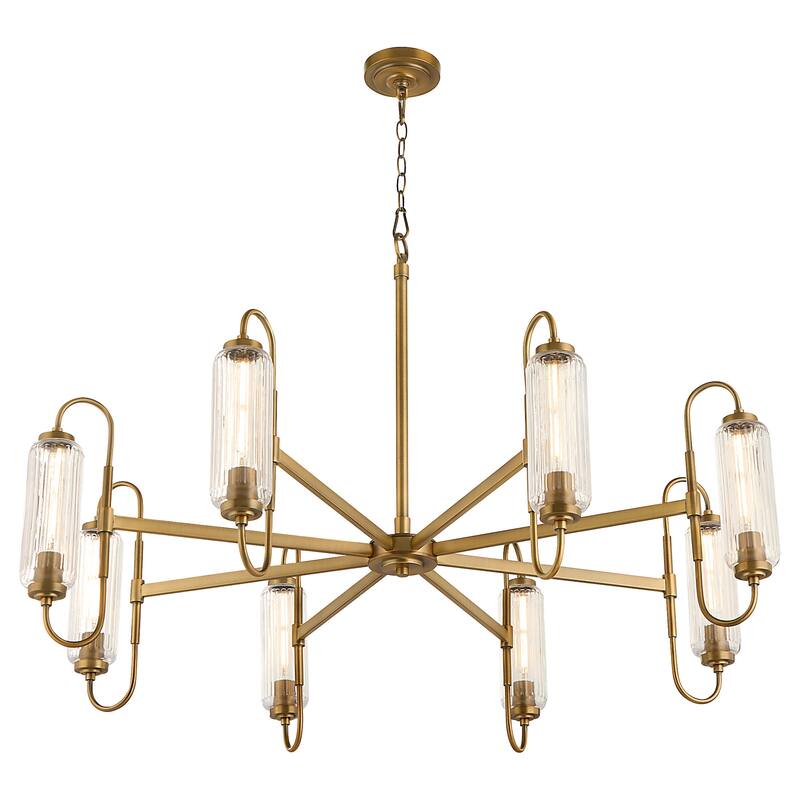Quorum International 6015-8 Whitmire 8 Light 44" Wide Chandelier with