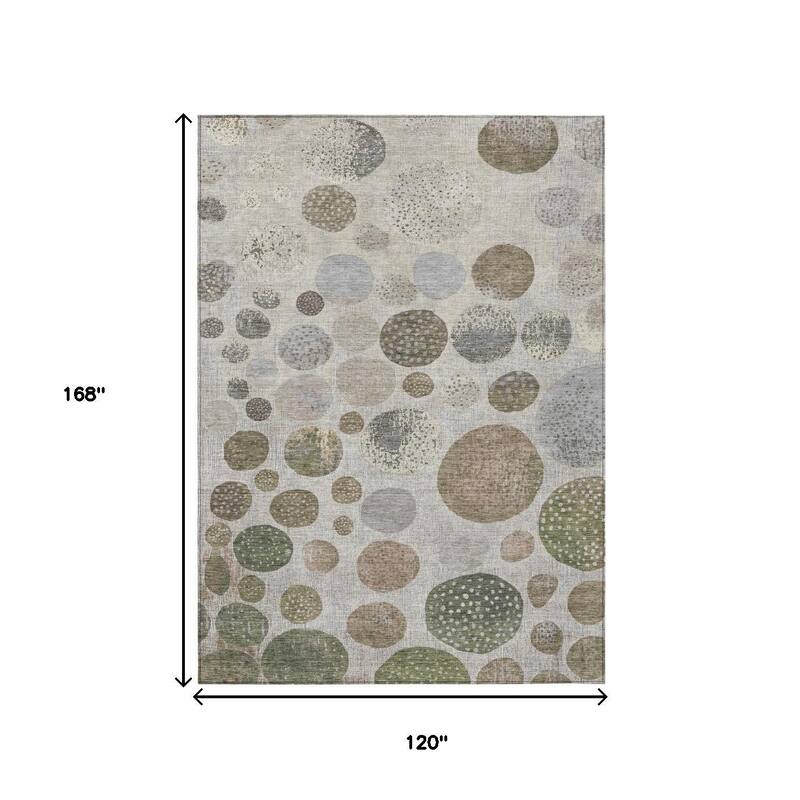 HomeRoots Geometric Transitional Rectangle Outdoor Rug