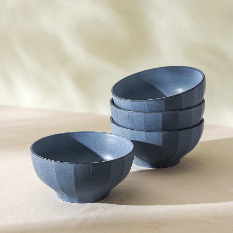 Stone 4-Piece Lain Rio Bowl Set - 6.2 in
