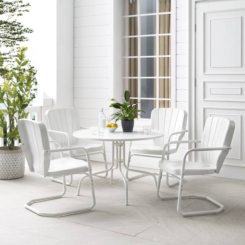 Crosley Ridgeland 5-piece Outdoor Dining Set - 104.5 W x 104.5 D x 34.25 H