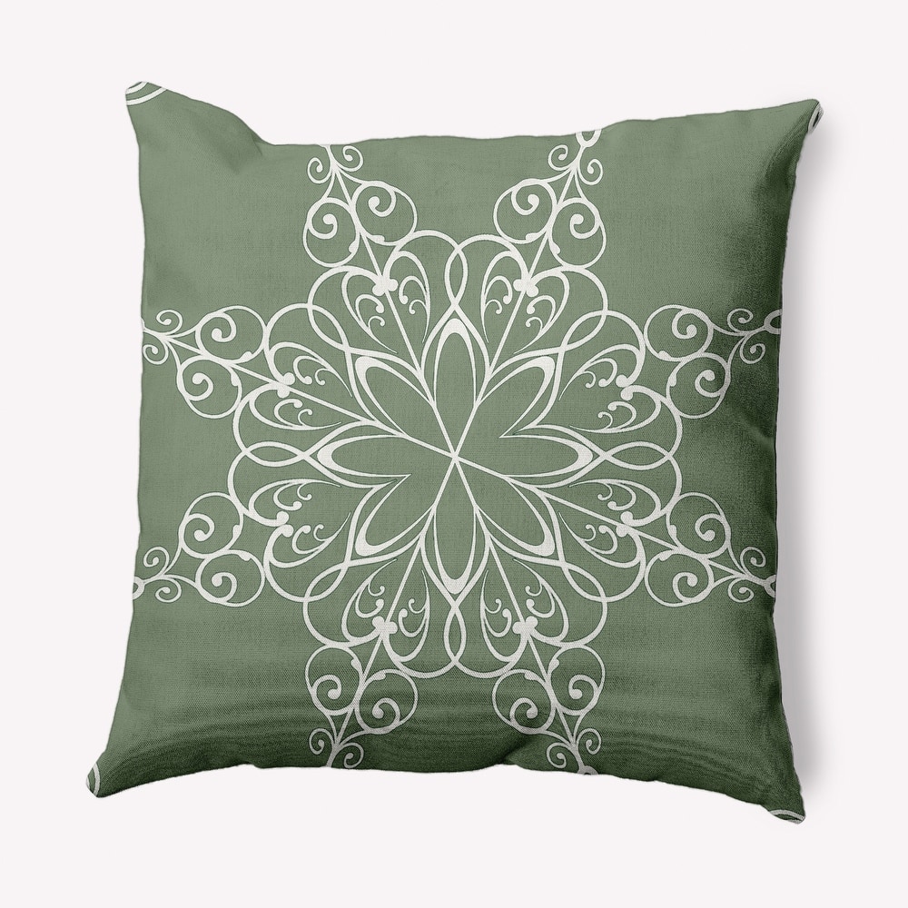 Snowflake Decorative Christmas Throw Pillow
