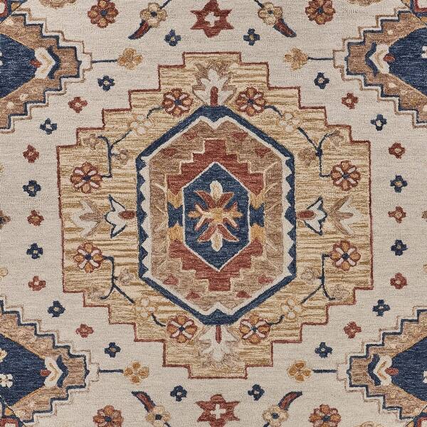 Shop Black Friday Deals On Golden Paradise Indoor Area Rug 7 9 Round 7 9 Round 7 9 Round Overstock 31312119