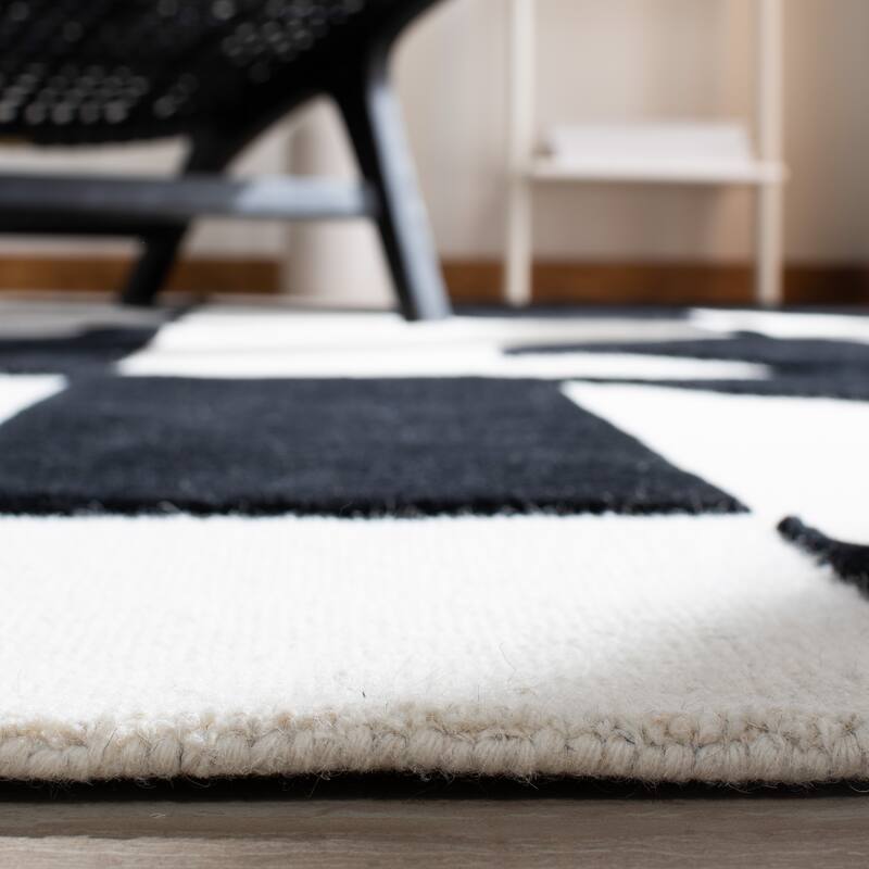 SAFAVIEH Handmade Rodeo Drive Rhianna Mid-Century Modern Wool Rug