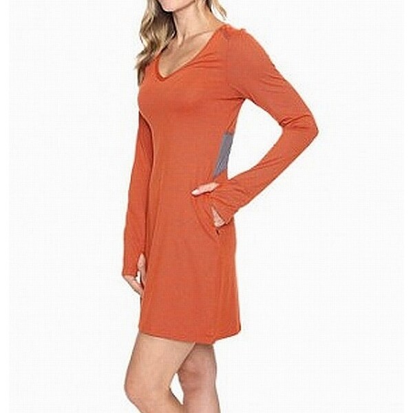 autumn orange dress
