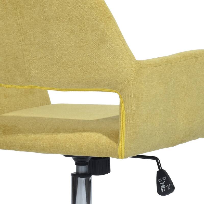Homylin Modern Velvet Upholstered Task Chair with 360 Degree Swivel