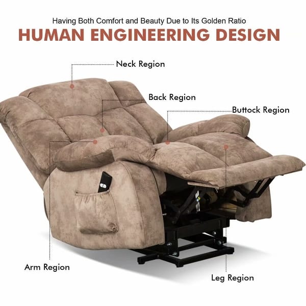 Heavy Duty Power Lift Recliner Chair for Elderly with Overstuffed Design Bed Bath & Beyond