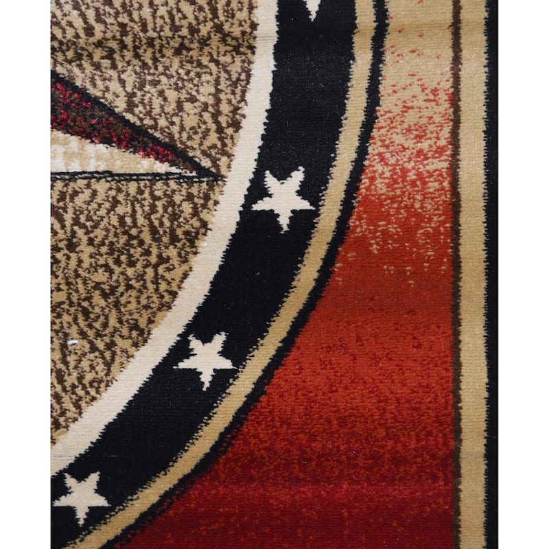 American Destination Amarillo Western Star Area Rug
