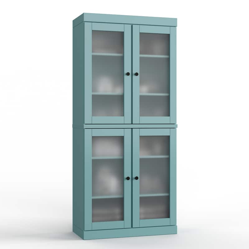 100% Solid Wood 32" Bathroom Cabinet with Optional Doors by Palace Imports
