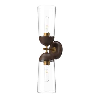 Alora Lighting WV542226 Emil 2 Light 23" Tall Wall Sconce