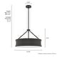 preview thumbnail 5 of 9, Hunter Capshaw Modern Drum Pendant - Dining Room, Entry, Kitchen Island - Contemporary, Transitional