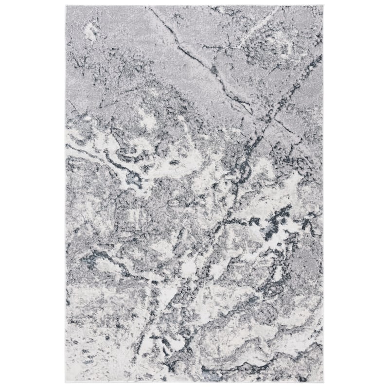 SAFAVIEH Aura Jeung Modern & Contemporary Rug - 5'3" x 7' - Grey/Ivory