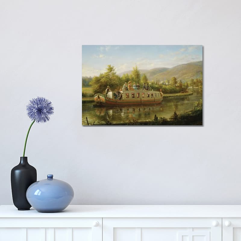 iCanvas "Early Days of Rapid Transit" by Edward Lamson Henry Canvas Print - 12x18x1.5