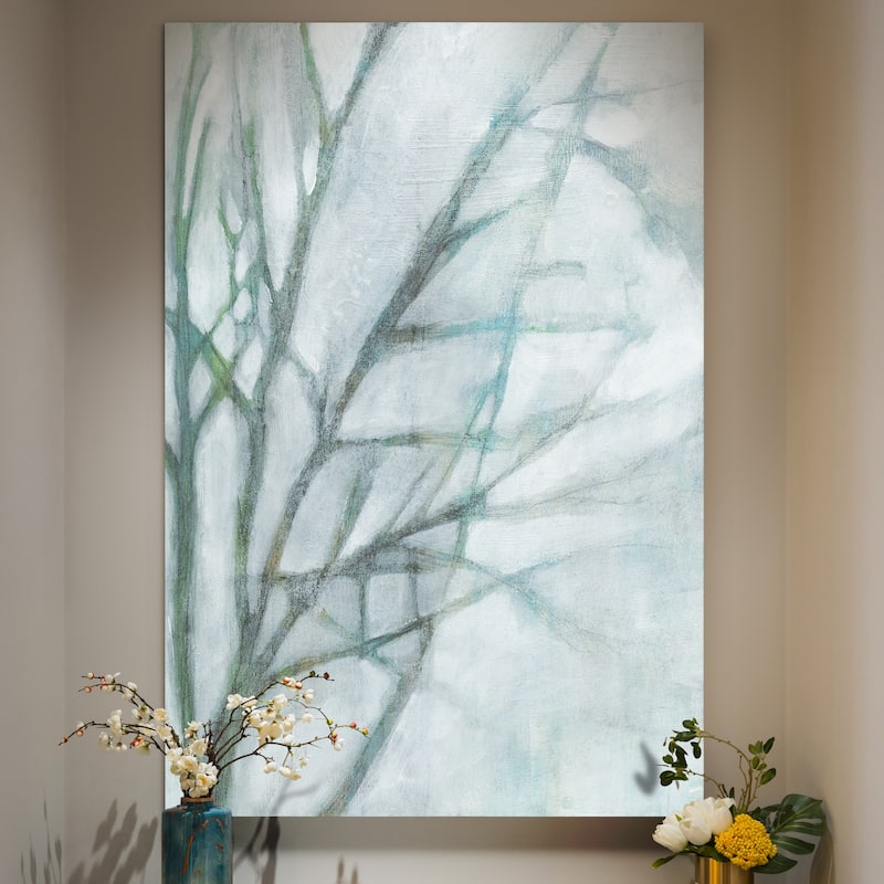 Tree with White Sky II-Premium Gallery Wrapped Canvas