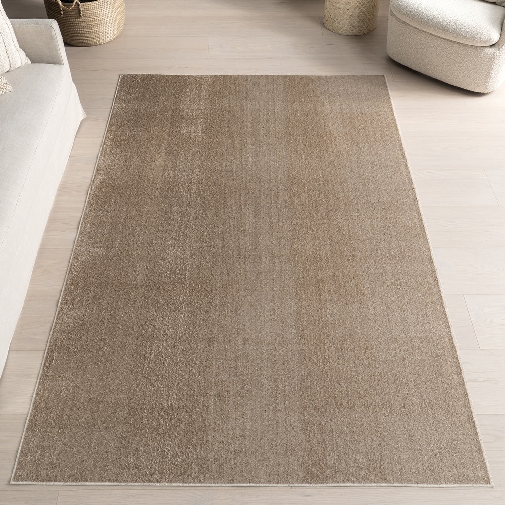 Nuloom Argelia Solid Machine Washable Area Rug