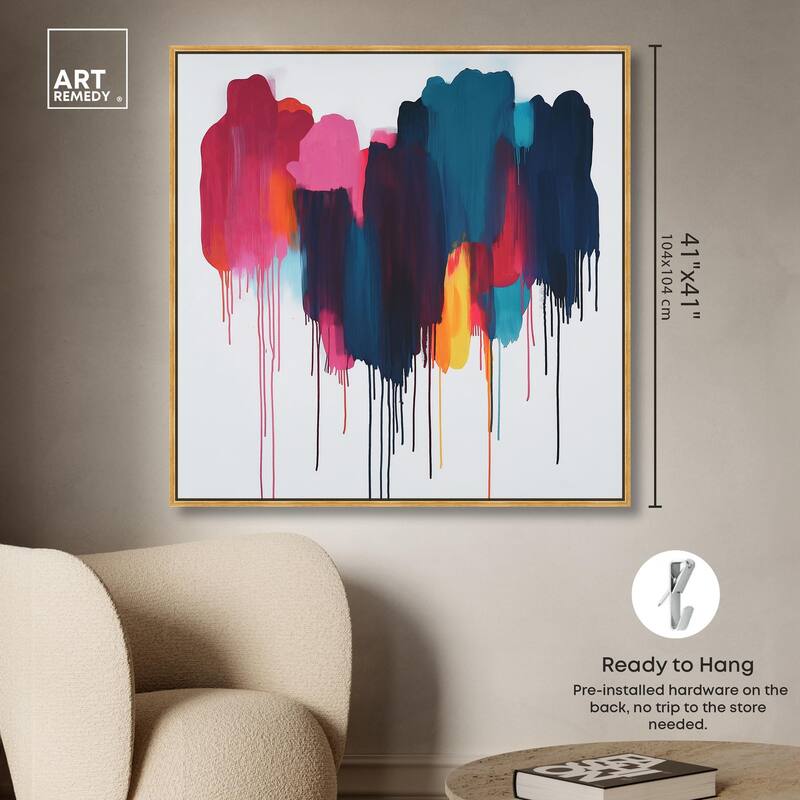 Glacier Color Glide Canvas by Art Remedy