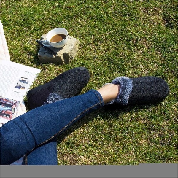 ultraideas women's cozy memory foam slippers