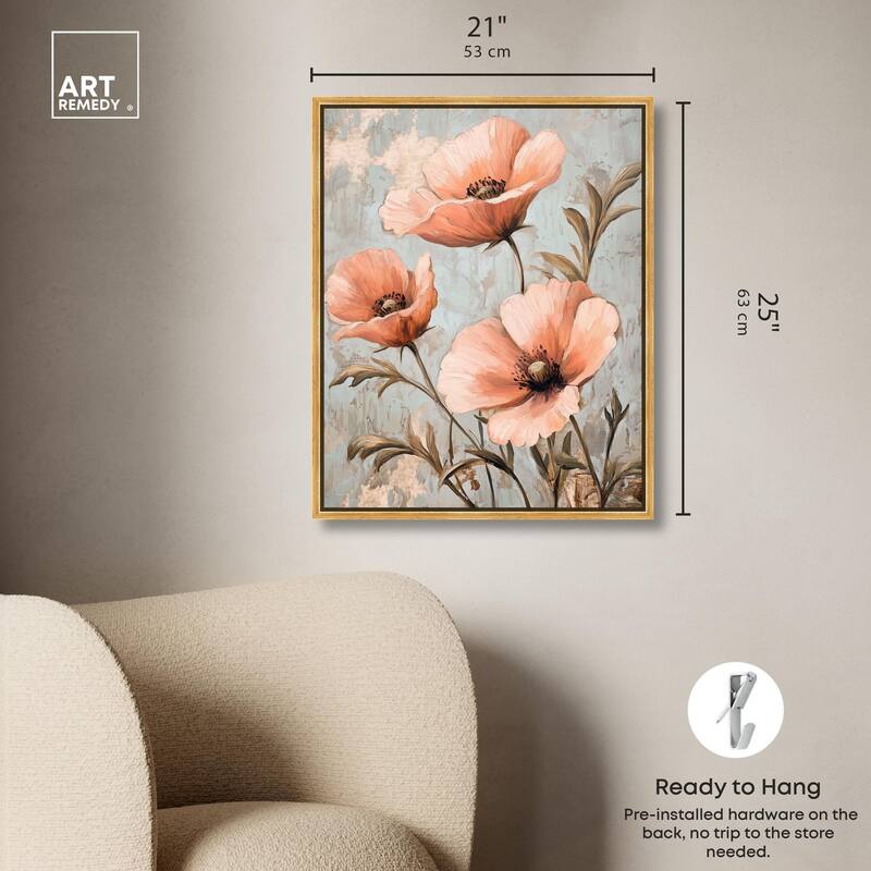 Artistic Blooms Canvas by Art Remedy