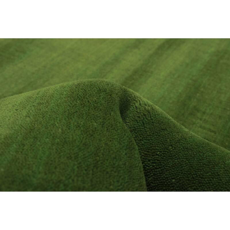 Kashkuli Gabbeh Green Rug 5'0" x 5'0" - 5'0 x 5'0