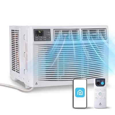 12000btu Window Air Conditioner With Wi-fi Enabled, Remote Control,Cooling Up To 550sq.ft