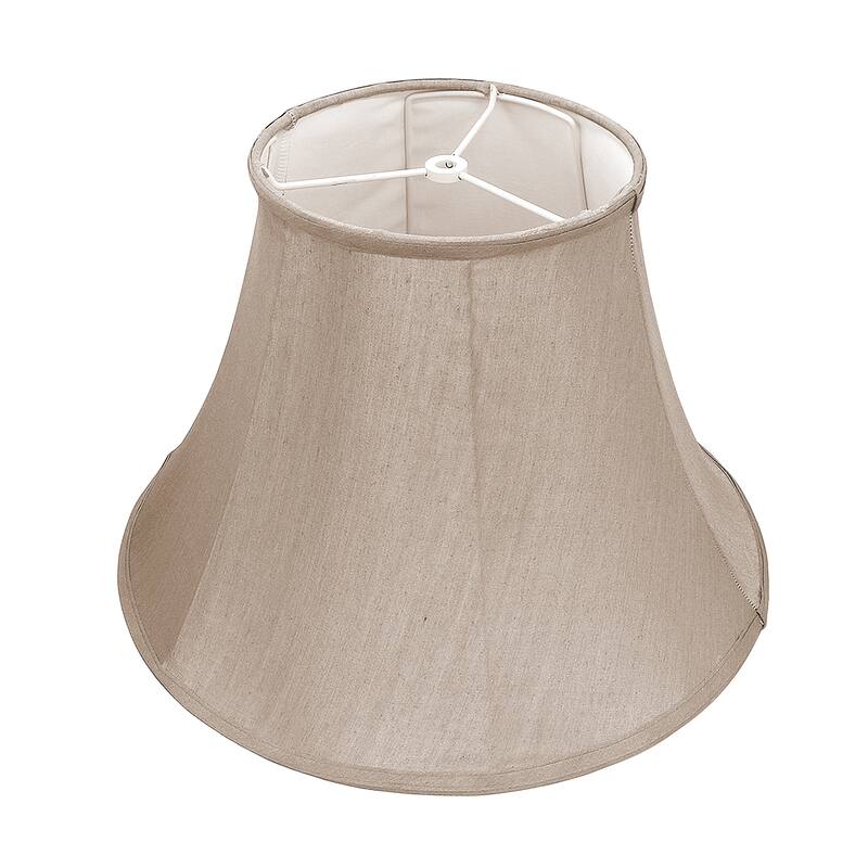 Pyramid Brown/Green Round Bell Stretched Spider Fitting Lamp Shades 8"x16"x12"(2-Pack) - N/A