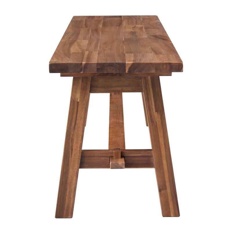 NPD Furniture Bedford 59 Inch Bench with A Base