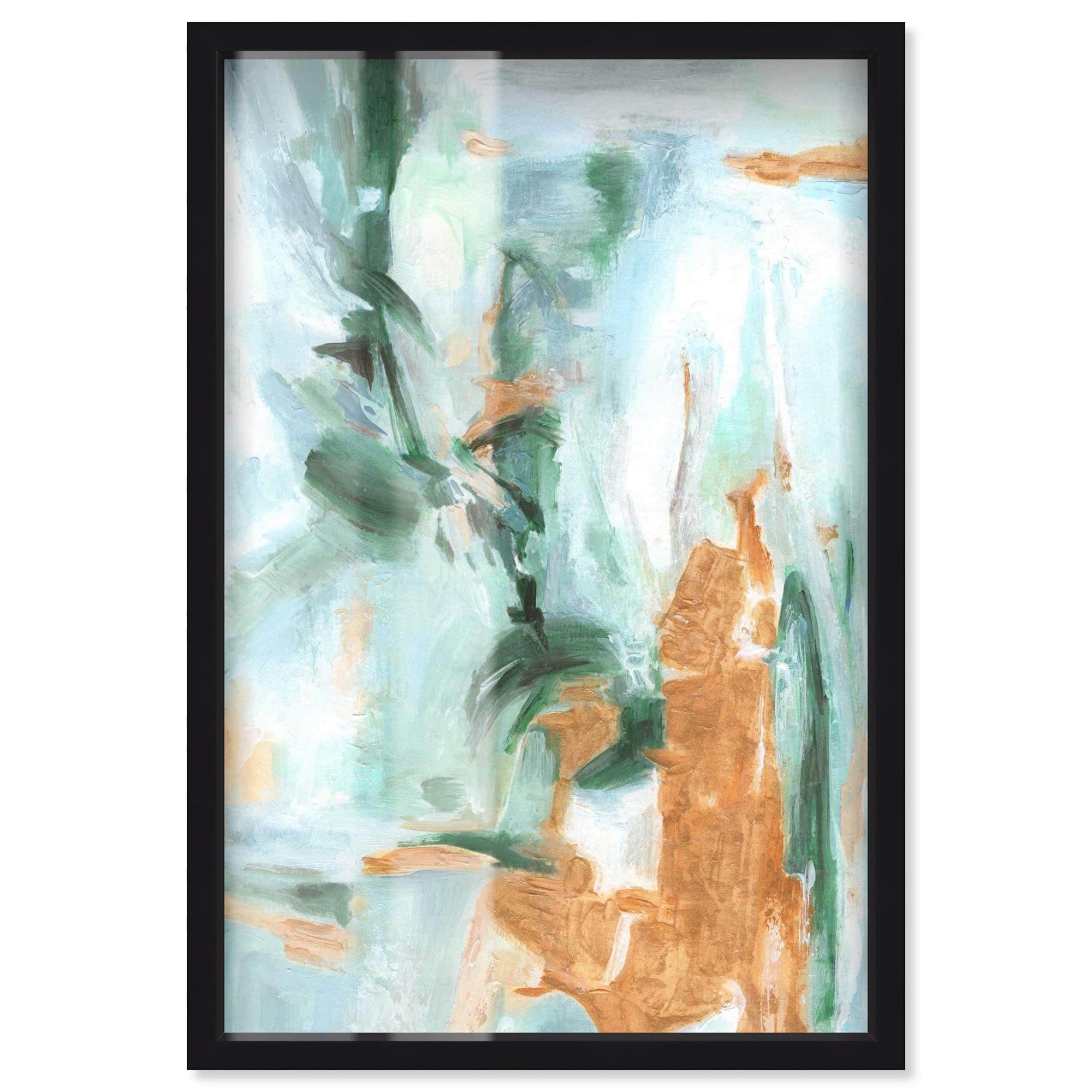 Bright Mood Living Room Decor Shadowbox Print by Art Remedy