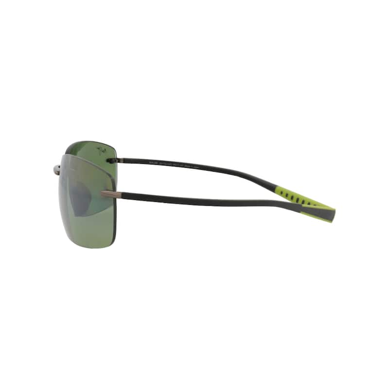 Maui Jim Shield-Frame Titanium Sunglasses