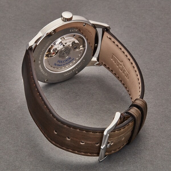 classic mens watch leather strap