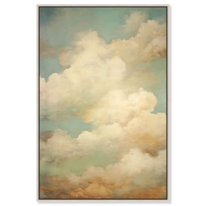Timeless Sky Canvas by Art Remedy - Silver - 10" x 15"
