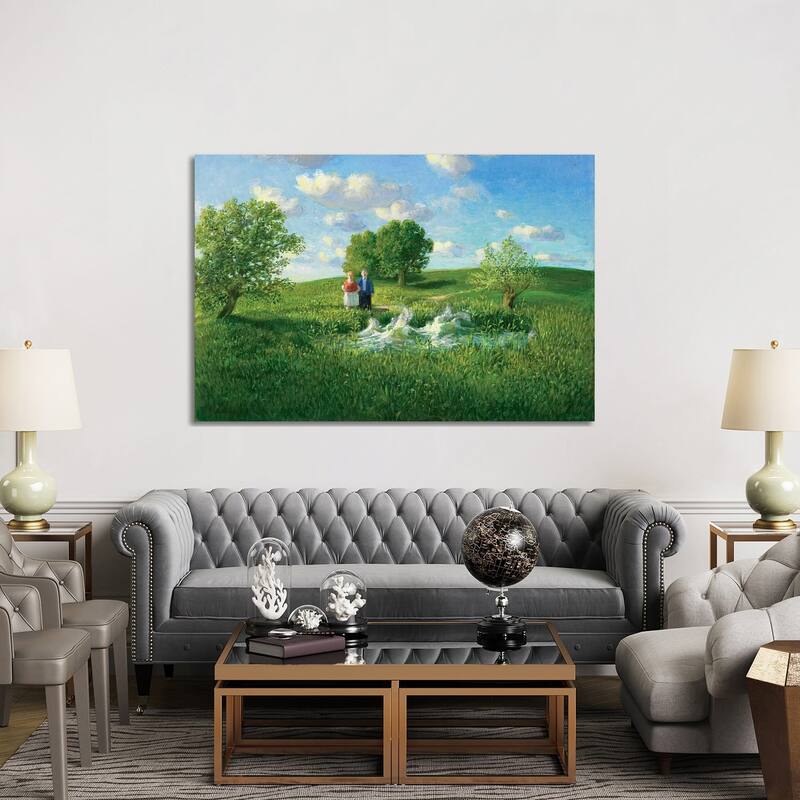 iCanvas "Restless Pond" by Michael Sowa Canvas Print