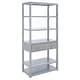 preview thumbnail 4 of 12, SAFAVIEH Johni 1-Drawer 5-Shelf Etagere Bookcase. - 32"W x 18"D x 70"H
