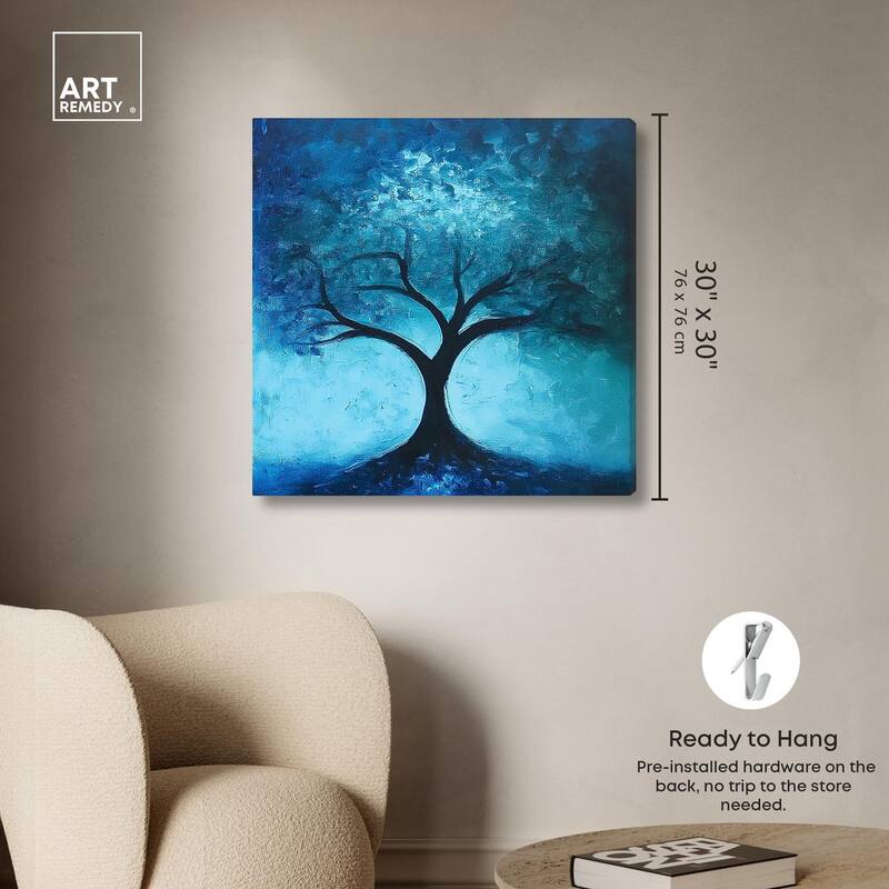 Tree of Opposites III Canvas by Art Remedy, Gallery Wrapped