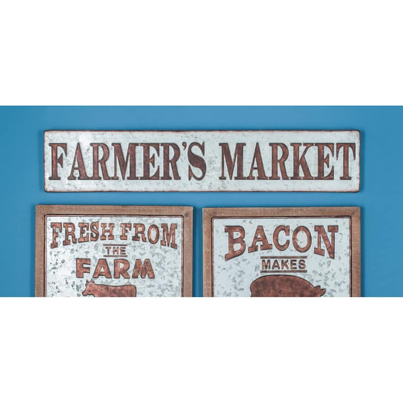 Metal Sign Wall Decor - Roche River Decor