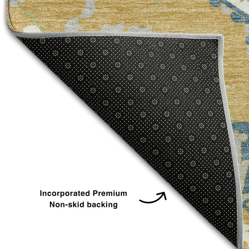 Premium Washable Super Soft Traditional Boho Mayfield Rug