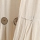 preview thumbnail 15 of 152, Lush Decor Linen Button Single Panel Window Curtain
