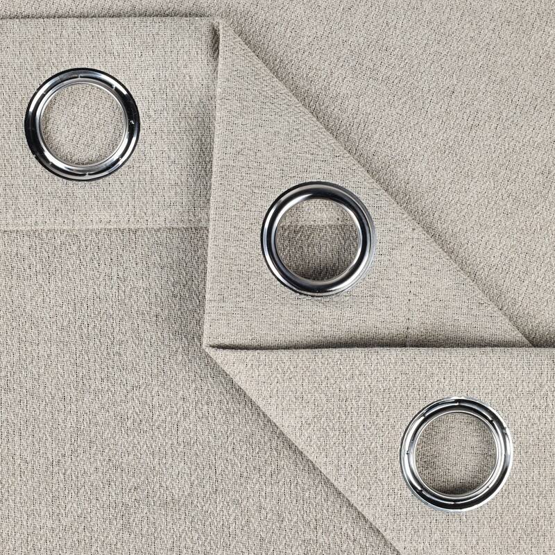 Superior Nyan 100% Blackout Grommet Curtains, Set of 2 Panels