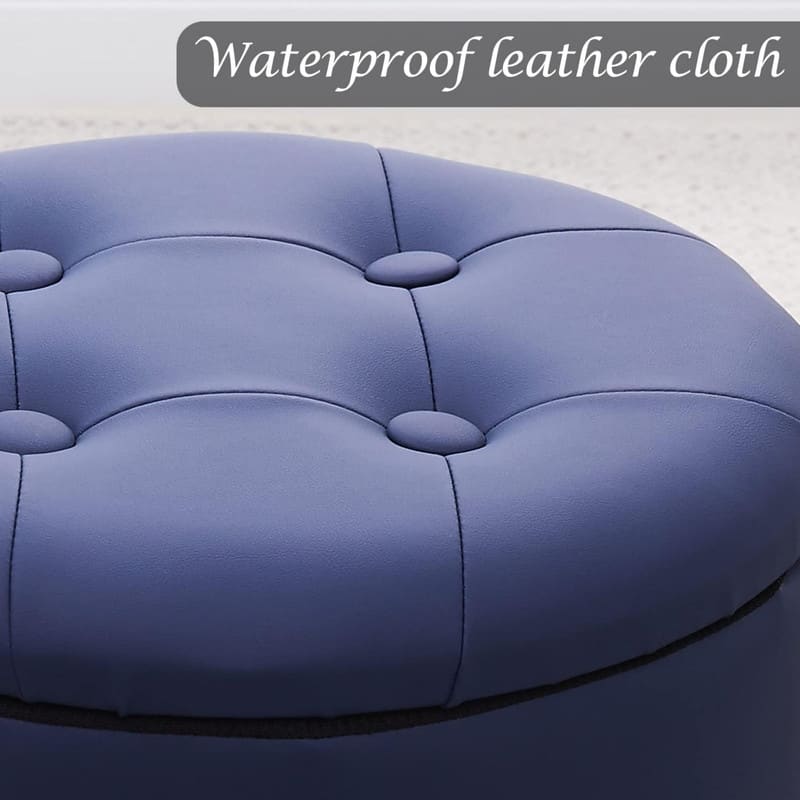 Storage Round Ottoman Multifunctional