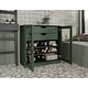 preview thumbnail 31 of 47, Palace Imports 100% Solid Wood Short Clear Glass Bathroom Storage Cabinet with 2 Drawers, 32" W x 35.75" H