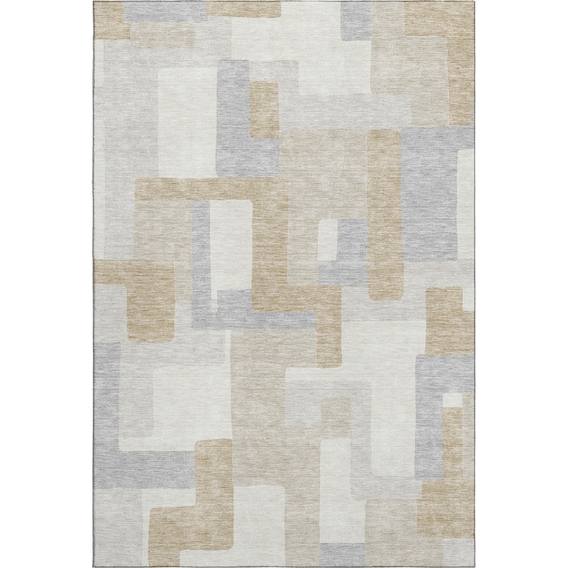 Premium Washable Super Soft Geo Casual Mayfield Rug