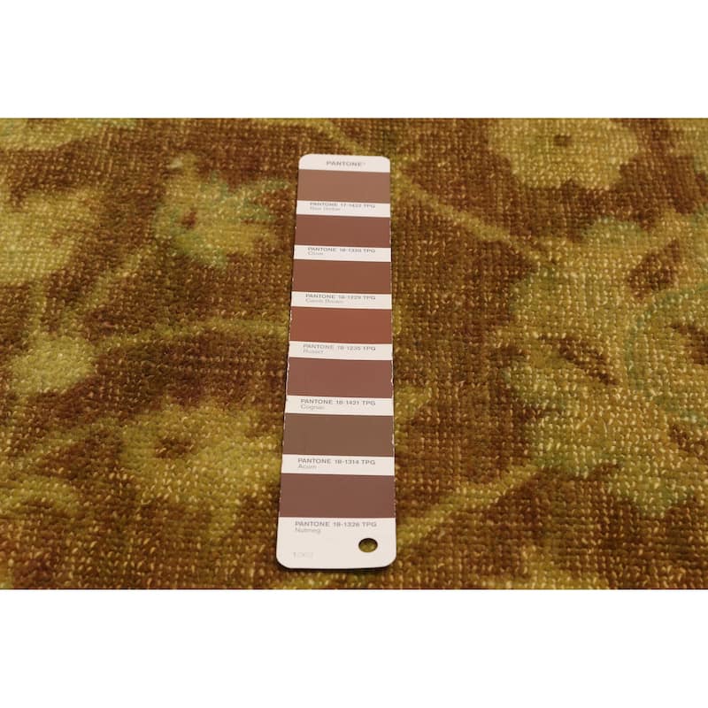 ECARPETGALLERY Hand-knotted Vibrance Brown Wool Rug - 8'1 x 11'3