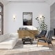 preview thumbnail 31 of 73, Sienna Upholstered Wood Push Back Recliner by Greyson Living