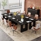 preview thumbnail 20 of 23, 70.89" Rectangle Dining Table for 6-8 People, Modern Simple Wood Kitchen Table