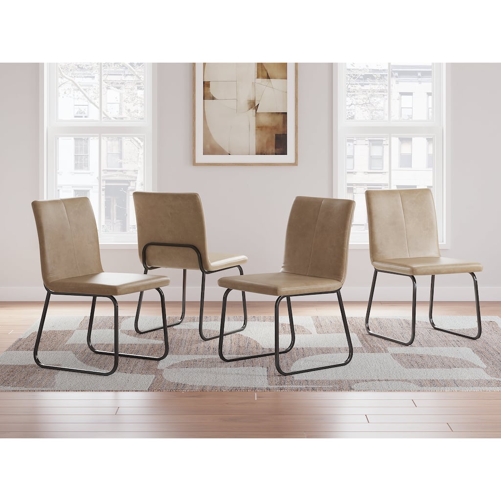 Signature Design by Ashley Pharwynn Brown Dining Chair (Set of 4) - 18.63" W x 22.63" D x 34.88" H